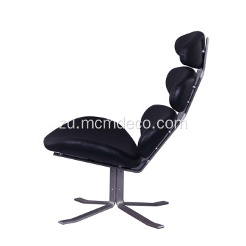 ICorona Swivel Leather Lounge Chair